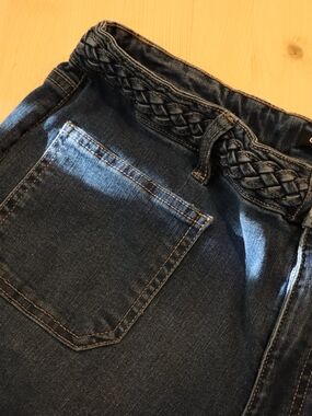 d. jeans Men's Dark Blue Relaxed Denim with Braided Waistband